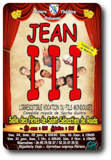 Affiche de la pièce de théâtre