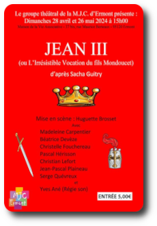 Afiche de la pièce de théâtre